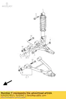 5242027810, Suzuki, conjunto de braço, suspensão suzuki lt a 400 2008 2009 2010, Novo