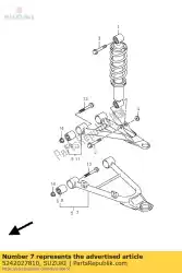 Aqui você pode pedir o conjunto de braço, suspensão em Suzuki , com o número da peça 5242027810: