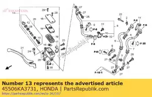 Honda 45506KA3731 primavera - Lado inferior