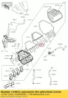 110611264, Kawasaki, 01 gasket,element kawasaki  900 2018 2019 2020 2021, New