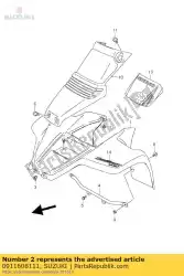 Qui puoi ordinare bullone da Suzuki , con numero parte 0911608111: