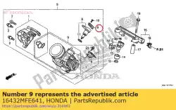 Aquí puede pedir placa, válvula de control de aire inactivo de Honda , con el número de pieza 16432MFE641: