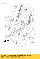 5110437FC0, Suzuki, demper assy, ??l suzuki rm  rmz rm250 250 , Nieuw