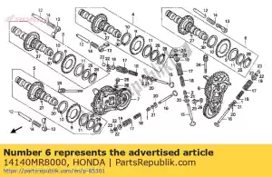 Honda 14140MR8000 camshaft comp.,rr - Bottom side