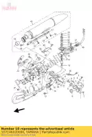 1D7146020000, Yamaha, tubo di scarico comp. yamaha xv 1900 2006 2007 2008 2009, Nuovo