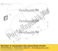 67404900C3, Piaggio Group, Sella indietro piaggio beverly bv zapm69300, zapm69400 350 2011 2012 2013 2014 2016, Nuovo