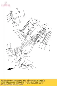 yamaha 5VKE47281000 manicotto di protezione 2 mbl2 - Il fondo