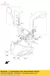 Qui puoi ordinare copertura, manubrio u da Yamaha , con numero parte 4C6F614300P0: