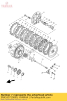 5NX163710000, Yamaha, baas, koppeling, Nieuw