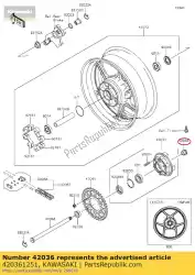 Here you can order the sleeve,rr hub,l=23 zx750-h1 from Kawasaki, with part number 420361251: