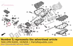 Here you can order the arm, r. Step from Honda, with part number 50612MCA000: