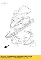 6827015H00GLC, Suzuki, zestaw ta?m, korpus c suzuki gsx bking bk hayabusa ruf r bka bkuf gsx1300r 1300 , Nowy