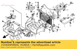 Ici, vous pouvez commander le tuyau flexible l, huile auprès de Honda , avec le numéro de pièce 15540HP0B00:
