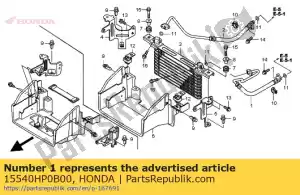 Honda 15540HP0B00 hose comp l,oil - Bottom side