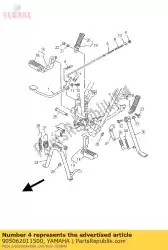 Qui puoi ordinare molla, gancio (888) da Yamaha , con numero parte 905062011500: