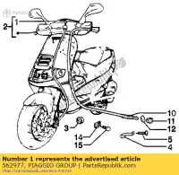 562977, Piaggio Group, câble piaggio skipper 125 150 1998 2000, Nouveau