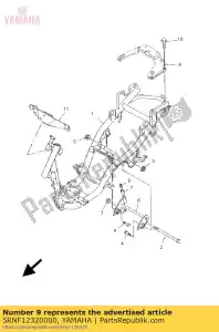 yamaha 5RNF12320000 reinf., queue - La partie au fond