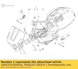 Tutaj możesz zamówić karosserie od Piaggio Group , z numerem części 1B003343500HQ: