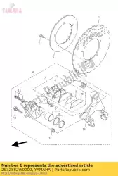 Qui puoi ordinare remschijf achter da Yamaha , con numero parte 2S32582W0000: