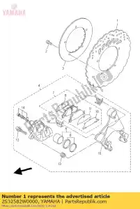 yamaha 2S32582W0000 remschijf achter - Il fondo