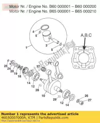 Tutaj możesz zamówić t? Ok kpl. 43,5 mm a 60 98 od KTM , z numerem części 46030007000A: