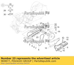 Aprilia 969877, Blok przesuwny, OEM: Aprilia 969877