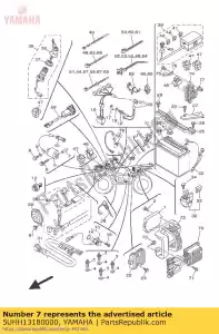 yamaha 5UHH13180000 distanziatore - Il fondo