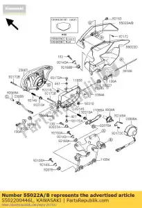 kawasaki 5502200446L lampada frontale, superiore, f.re klx25 - Il fondo