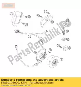 ktm 54839104000 stator kokusan 2k-2 2005 - Il fondo