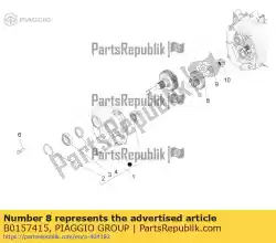 Ici, vous pouvez commander le arbre intermédiaire avec u. P. Auprès de Piaggio Group , avec le numéro de pièce B0157415: