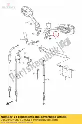 Qui puoi ordinare cuscino, posteriore vi da Suzuki , con numero parte 9457647H00: