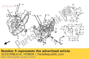 honda 32101MBL610 sub harnas a - Onderkant