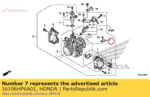 Honda 16196HP6A01 resta, imbracatura - Il fondo