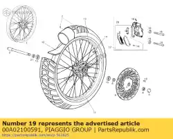 Ici, vous pouvez commander le machine à laver auprès de Piaggio Group , avec le numéro de pièce 00A02100591: