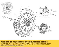 onderlegring van Piaggio Group, met onderdeel nummer 00A02100591, bestel je hier online: