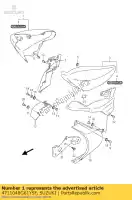 4711048G61YSF, Suzuki, cover, rh suzuki vzr 1800 2012, New