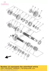 Aquí puede pedir conjunto del eje impulsor de Yamaha , con el número de pieza 23P174020000: