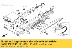 honda 06406MET641 zestaw ?a?cucha, nap?d - Dół