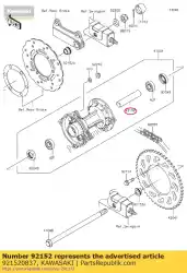 Tutaj możesz zamówić ko? Nierz, 15,2x20x106 klx125caf od Kawasaki , z numerem części 921520837: