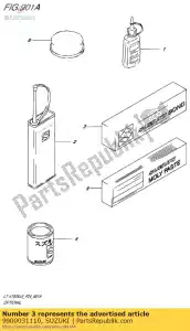 Suzuki 9900031110 bond 1215 250g. - Lado inferior