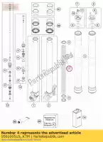 95010051S, KTM, molla 2.0n / mm set d = 3.1mm gasgas husqvarna ktm  sx sxs 0 5 50 2012 2014 2015 2016 2017 2018 2019 2020 2021 2022, Nuovo