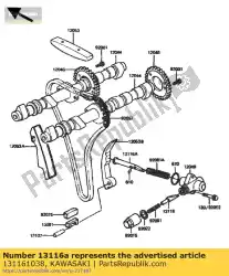 Here you can order the rod-push,tensioner z1000-k1 from Kawasaki, with part number 131161038: