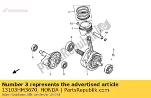 Honda 13103HM3670 pistone (0,50) - Il fondo