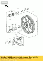 410601016, Kawasaki, ko?o z?bate, pr?dko?ciomierz, 9t kawasaki gpz uni trak a gtr  zx turbo e ninja r zl eliminator vn en gt g ex400 s z550 zx400 d zx750 z750 p zg voyager b gpz1100 gpz400a gpz550 gpz750 ltd450 1000gtr gt550 vn750 twin zl600 xii zl1000 en500 zg1200 b1 gt750 1100 1000 750 550 600 500 400 1200, Nowy