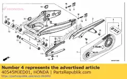 Aqui você pode pedir o junta, corrente de transmissão (daido) em Honda , com o número da peça 40545MJED01: