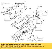 5771230090, Piaggio Group, Coperchio carburatore gilera dna 125 180 1998, Nuovo