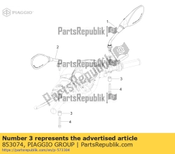 Aprilia 853074, Arbusto, OEM: Aprilia 853074