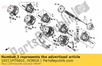 16011MT6601, Honda, set di sedi, valvola honda cbr  f cbr600f 600 , Nuovo