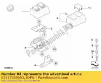 61317659653, BMW, upper section of switch housing, left bmw  900 1200 2004 2005 2006 2007 2008 2009, New