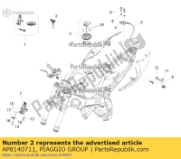 AP8140711, Aprilia, chiave 